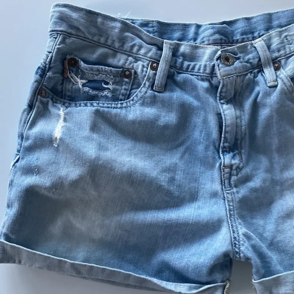 Polo Ralph Lauren Ginger Boyfriend Denim Shorts Size 28 - Picture 3 of 8